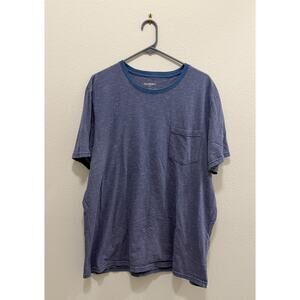 Men’s Goodfellow & Co Striped T-Shirt - Blue & Pink - Adult XL - Preowned